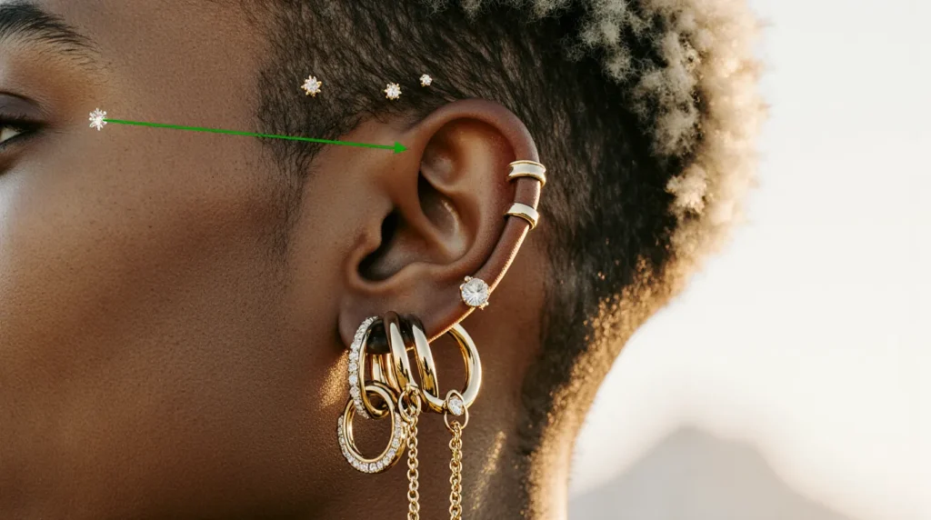 Helix Piercing Trends 2025 – Stylish Looks & Smart Care 1 What is a helix piercing and why it's trending in 2025