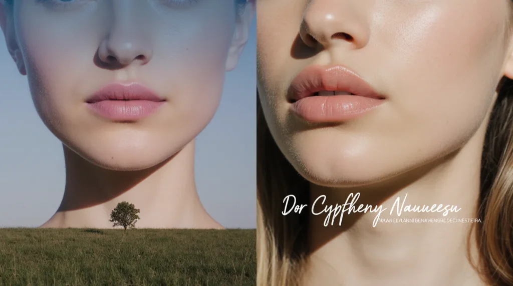 lip flip before and after