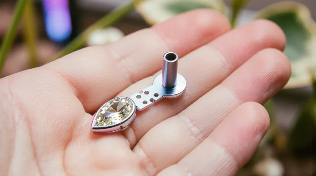 Dermals – Types, Aftercare & Piercing Guide 2 Exploring Dermals Jewelry: Types, Materials, and Maintenance